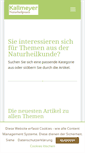 Mobile Screenshot of kallmeyer-naturheilpraxis.de